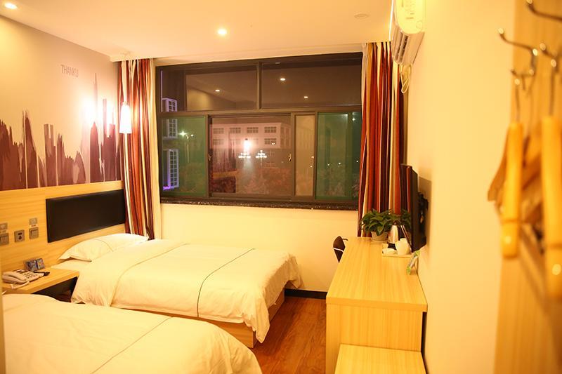 Thank Inn Chain Hotel Shandong Weifang Qingzhou Railway Station Gaoliu Exterior photo